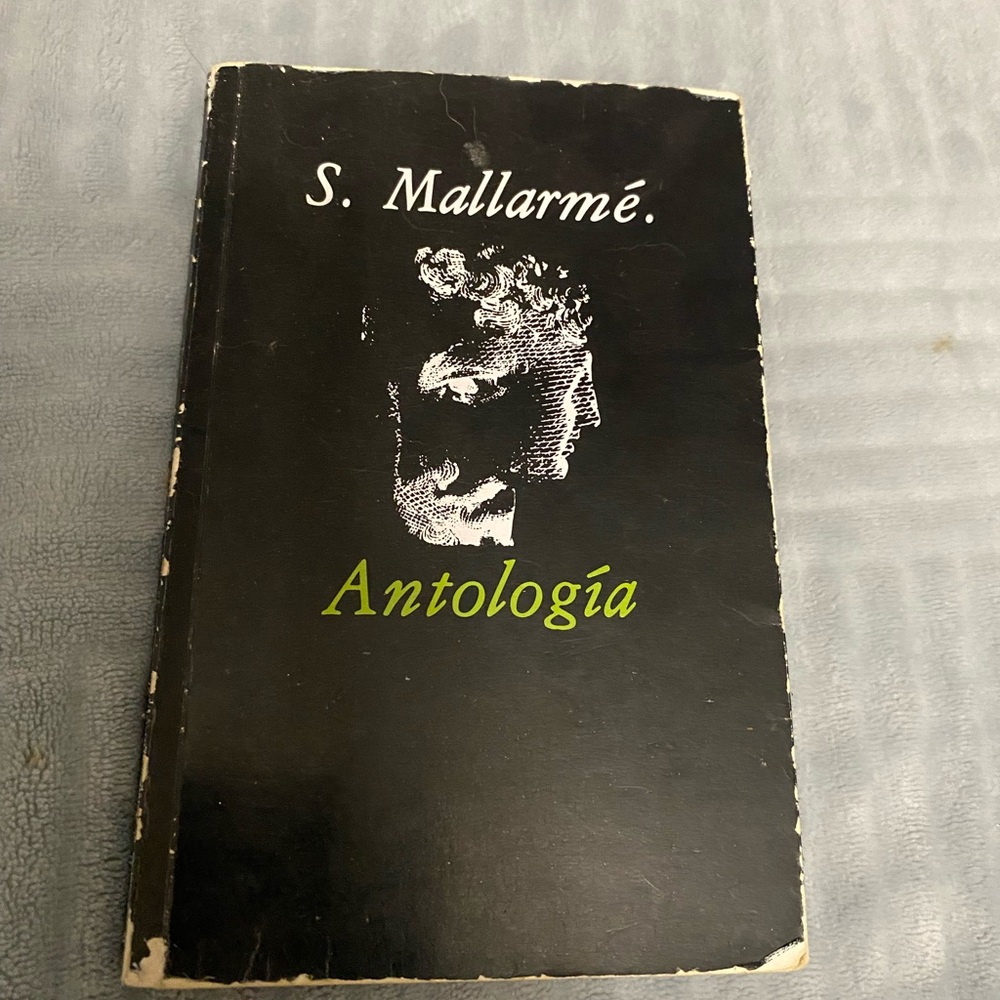 Black and Green 'Antología' Book by S. Mallarmé